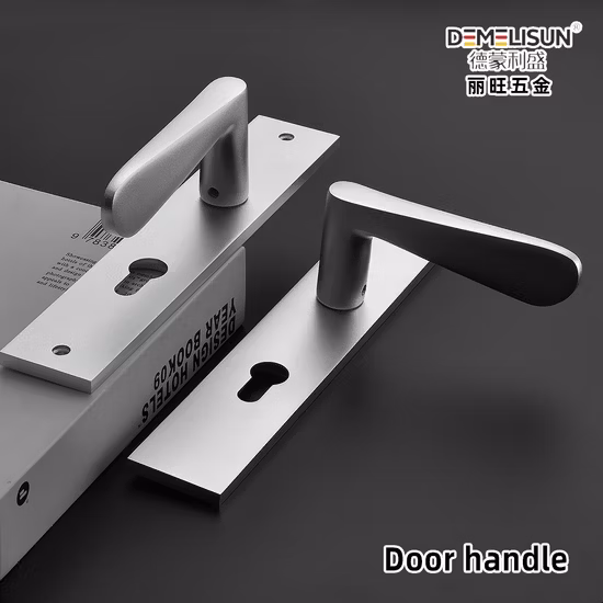 Personalizzazione di base Maniglia a leva per porta della camera da letto per porta in legno Maniglie per porte interne moderne in acciaio inossidabile 304 Maniglia per porta in oro nero satinato