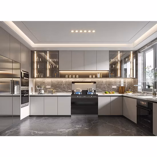 Produttori di mobili da cucina moderni personalizzati Foshan Furniture